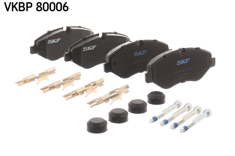 Jeu de 4 plaquettes de frein SKF ref. VKBP 80006